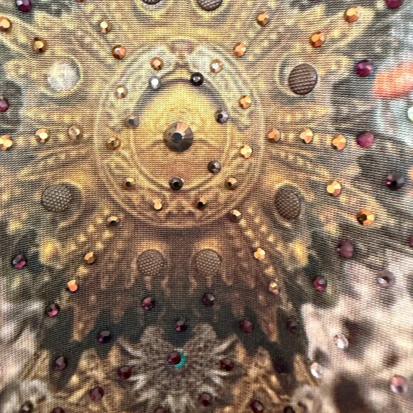 CAMILLA Short Kaftan - OS | Limited Edition Print w/Crystals - Picture 4 of 9